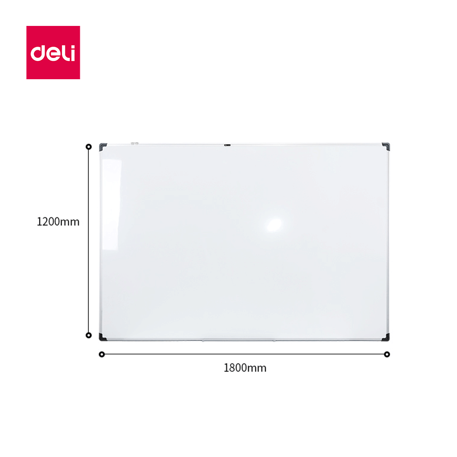 กระดานไวท์บอร์ด DELI E39037A-SL-01 ขนาด 120 X 180 CM_7